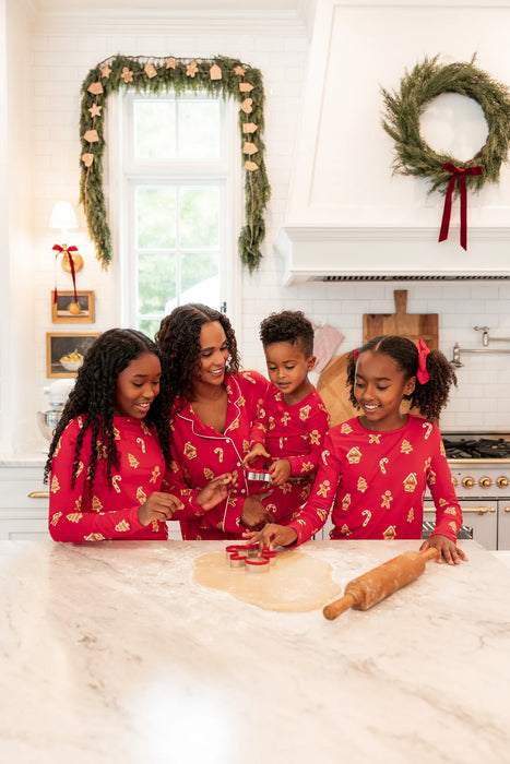Kyte Baby Long Sleeve Bamboo PJ Set (1701) - Gingerbread
