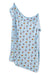 Blue bamboo swaddle blanket with Curious George licensed print 