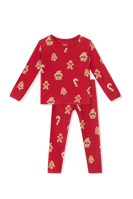 Kyte Baby Long Sleeve Bamboo PJ Set (1701) - Gingerbread