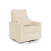 Beige swivel chair on a white background