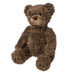 Brown teddy bear on a white background