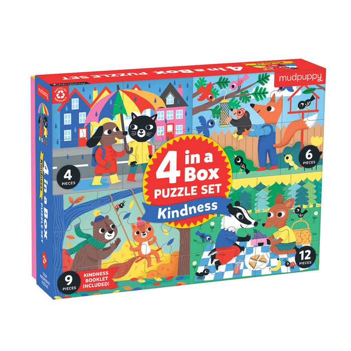Kindness 4-in-a-Box Progressive Puzzle Set