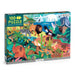 Puzzle box featuring illustrations of animals from around the world on a colorful background.