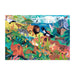 Colorful animal-themed puzzle with various animals on a white background