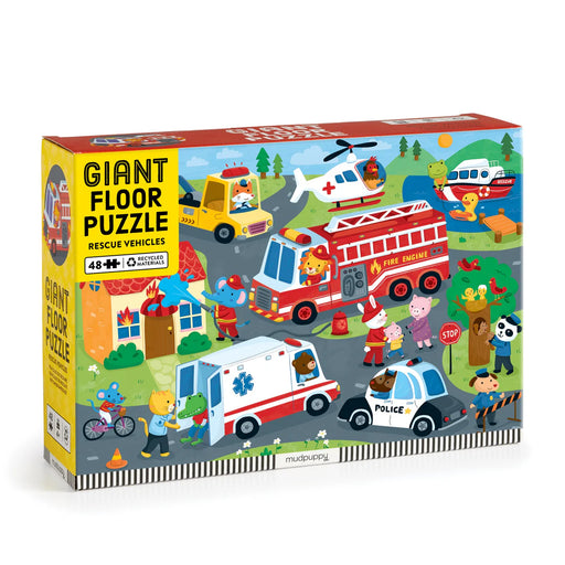 Rescue Vehicles Floor Puzzle 48pcs - Nurtured