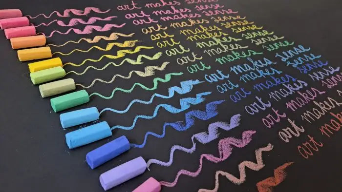 Mercurius Pastel Chalk for Blackboard - 16 Colours