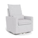 Cortina Glider Recliner by Monte Design - Motorized - Dove Grey Boucle with Stainless Swivel Base - Nurtured