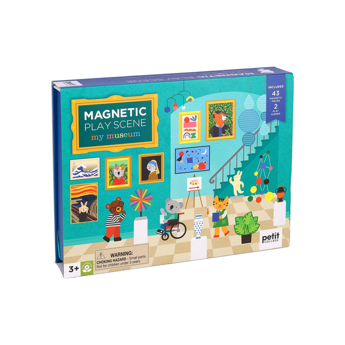 Box of Magnetic Play Scene with colorful illustrations on a white background