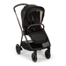 Black stroller with Nuna branding on a white background