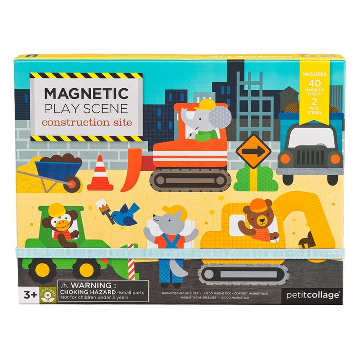 Construction Site Magnetic Play Scene