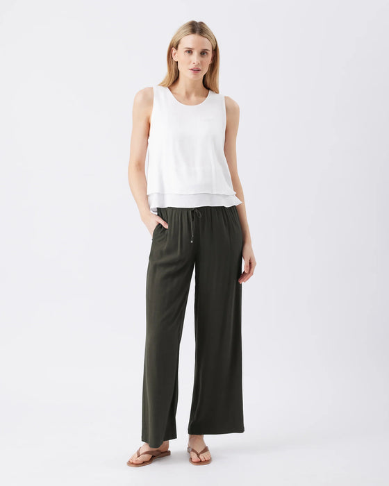 Wide Leg Tencel Pant