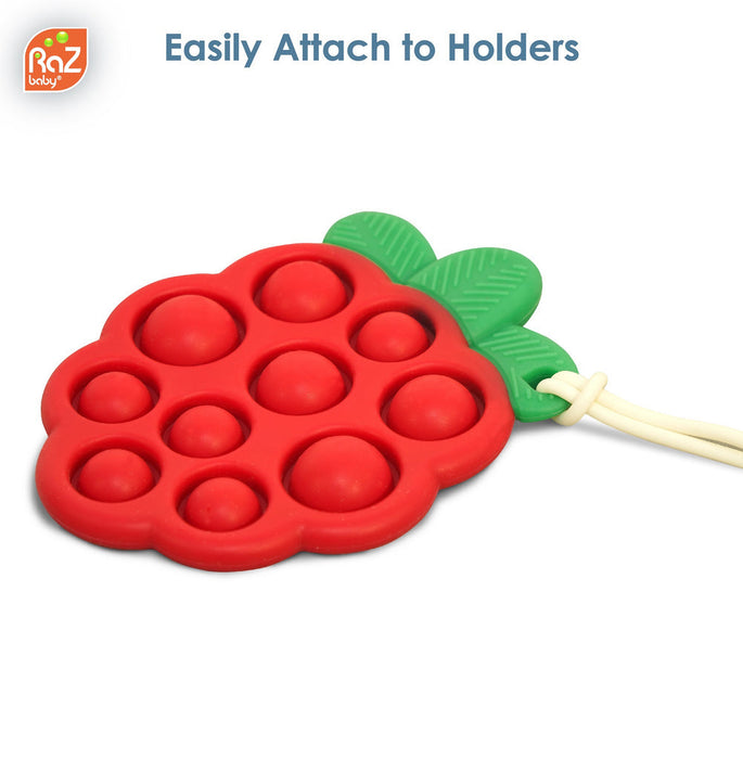 RaZberry Pop Silicone Teething Toy