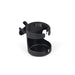 Black cup holder on a white background