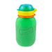 caption-Green Reusable Silicone Food Pouch