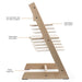 caption-Stokke Tripp Trapp Chair profile of adjustments
