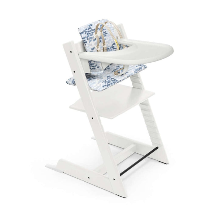 caption-White / Wave Cushion Stokke Tripp Trapp High Chair Complete