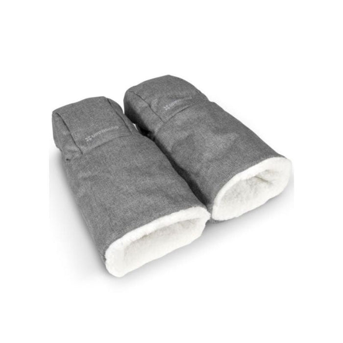 Greyson cozy handmuff made by uppababy on a white background
