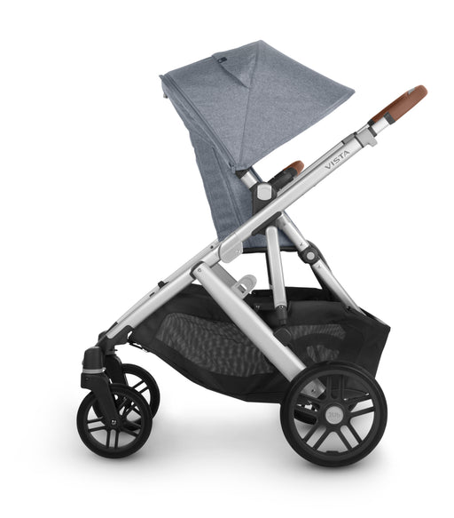 caption-UPPAbaby Vista V2 in Gregory situated upright