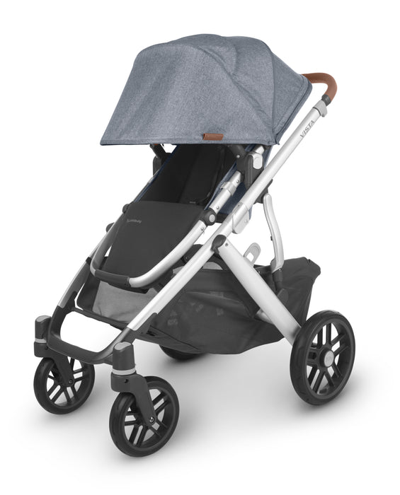 caption-UPPAbaby Vista V2 in Gregory with Sunshade closed