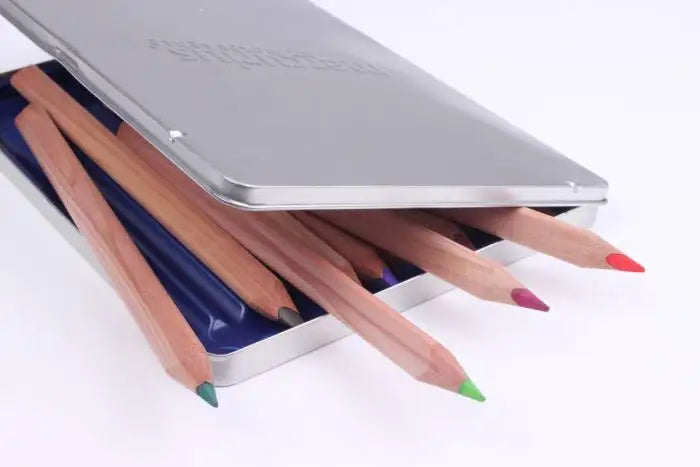 Yorik Coloured Pencils Set - Triangular - 12 Colours