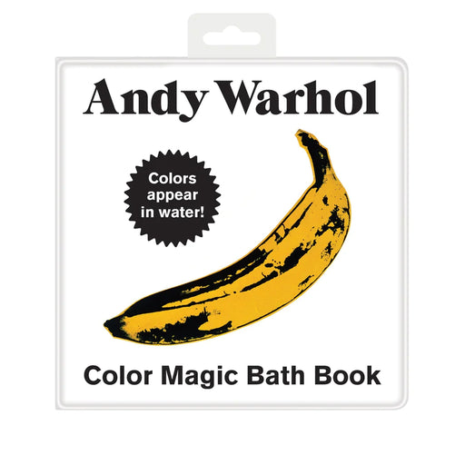 caption-Colour Magic Bath Book - Children's Bath Toy with Andy Warhol prints