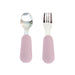 Baby Bliss Fork and Spoon Set with Silicone Handles - Nurtured