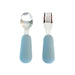 Baby Bliss Fork and Spoon Set with Silicone Handles - Nurtured