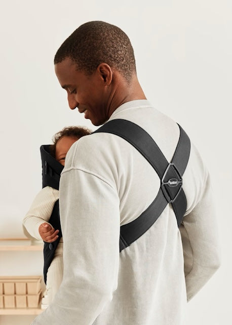 Baby Björn Bouncer & Carrier Bundle - Bouncer Balance Soft in Dark Gray Jersey  + Carrier Mini in Black Woven