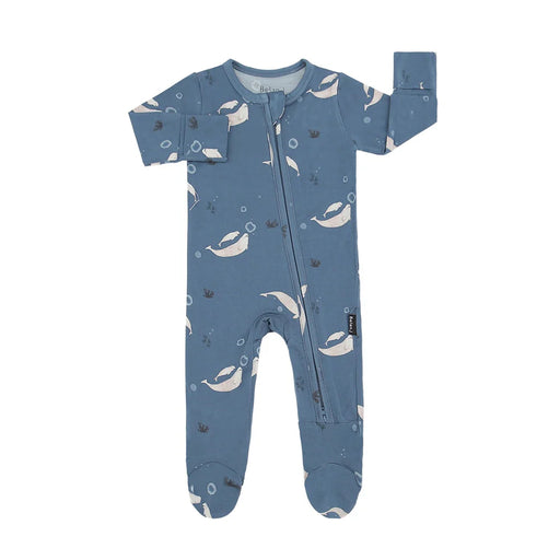 Belan.J Footed Zippered Sleeper - Ocean Dreams - Nurtured