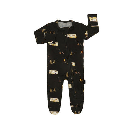 Belan.J Footed Zippered Sleeper - Night Camp - Nurtured