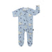 Belan.J Footed Zippered Sleeper - Whale Lover - Nurtured