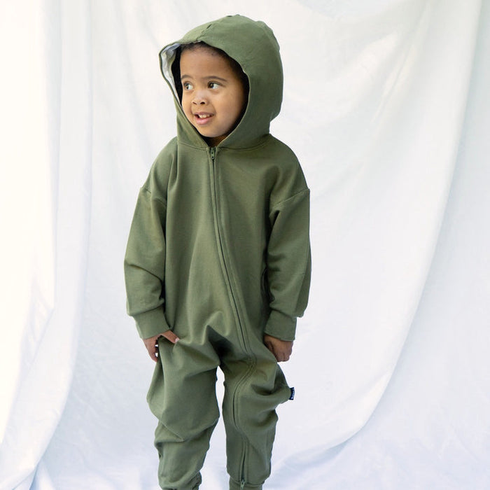Belan.J Hooded Jumpsuit - Pine