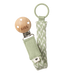 caption-BIBS Pacifier Braid-Sage/Ivory
