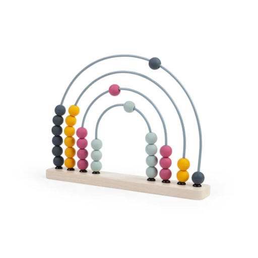 caption-Rainbow Shaped Abacus with Silicone Beads