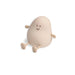 Soft egg-shaped nightlight toy with a smiling face on a white background