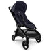 Navy Blue baby travel stroller on a white background