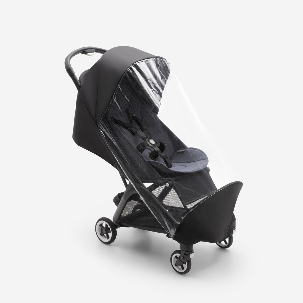unfold uppababy vista V3 Stroller Color:Fuzzy Window Print-Torrent Blue Stokke Steps Cushion Set tight pack