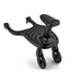 Black bugaboo comfort board with wheels on a white background