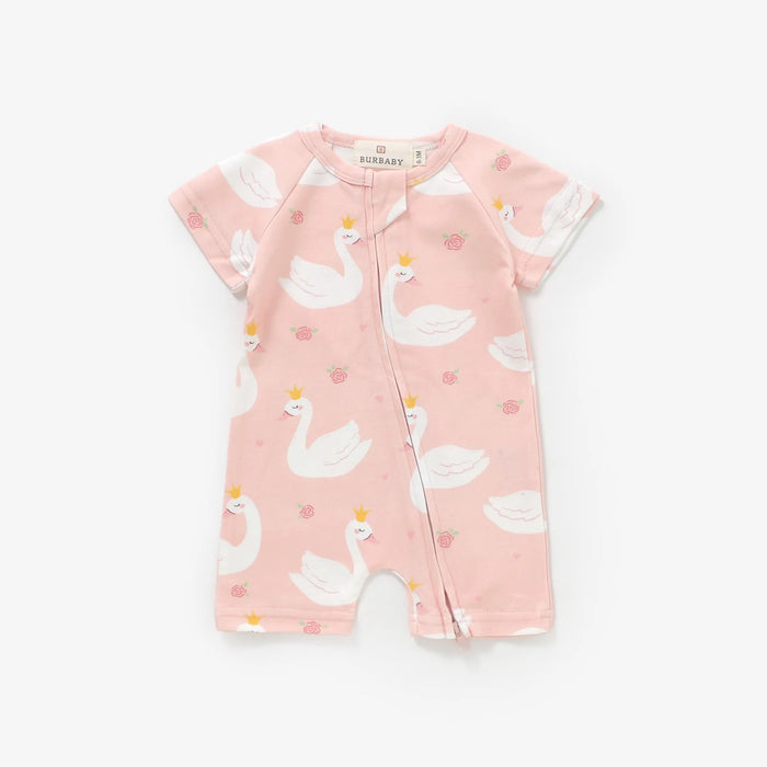 Burbaby Romper - Swan Princess