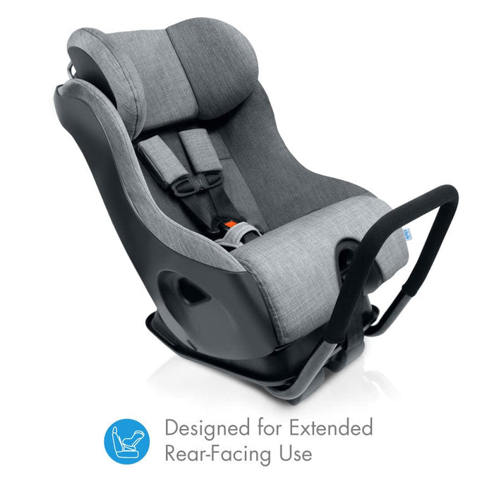 Clek Fllo Convertible Car Seat - Railroad with Removable Flame Retardant Free Fabric