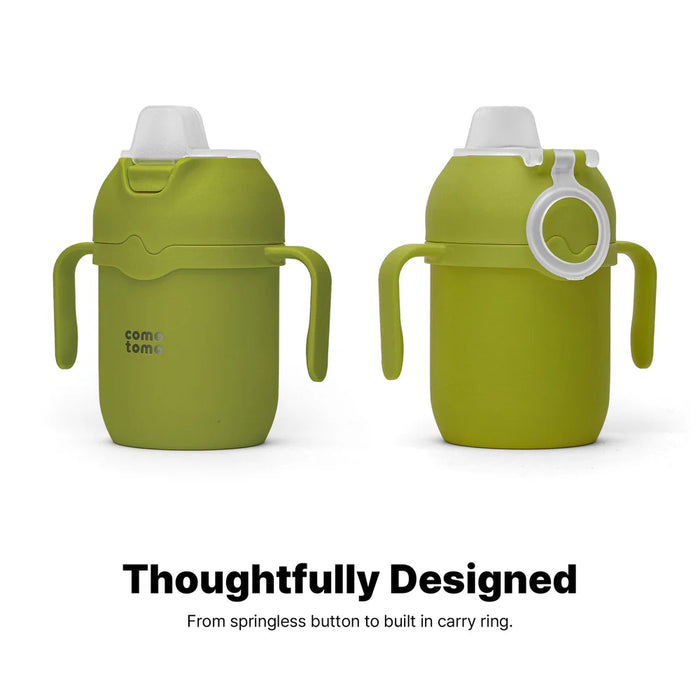 Comotomo Insulated Toddler Tumbler with Sip and Straw Spout - Nurtured
