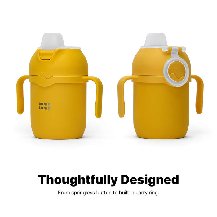 Comotomo Insulated Toddler Tumbler with Sip and Straw Spout - Nurtured