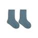 Pair of blue cotton socks