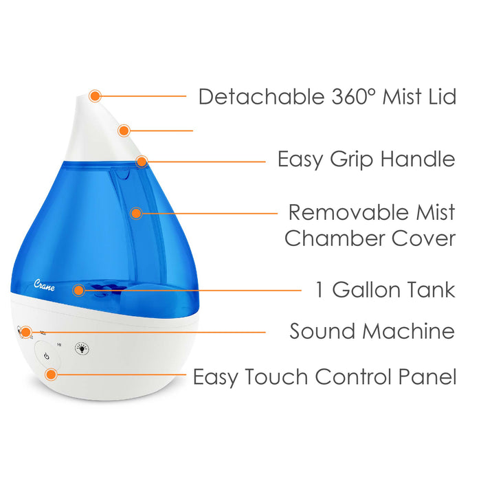 Drop Cool Mist Humidifier - 1 Gallon