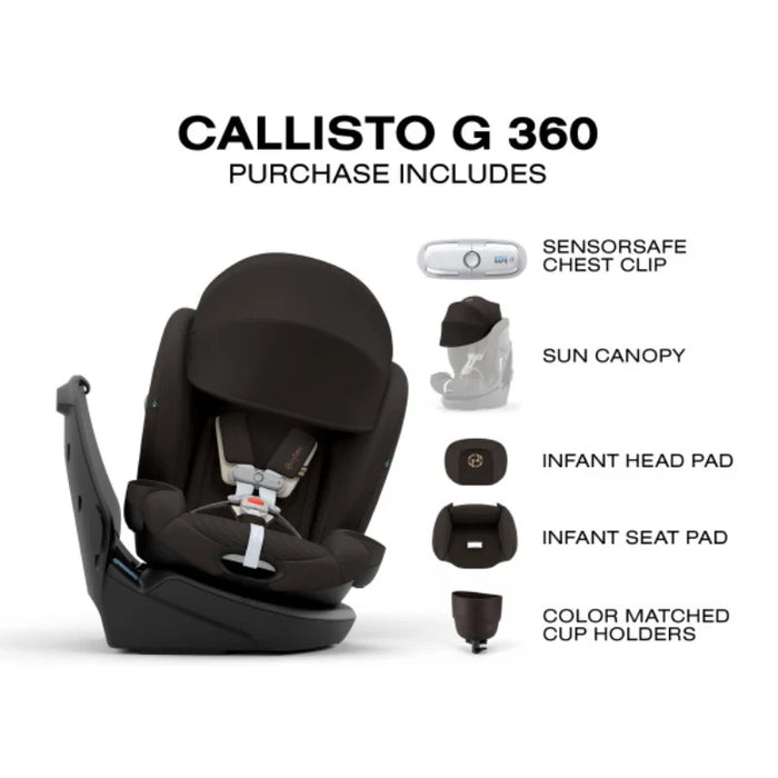Cybex Callisto G 360° SensorSafe Rotating All-In-One Convertible Seat