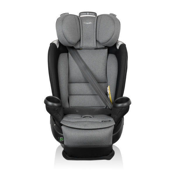 Evenflo Revolve360 Extend Gold - All-in-One Rotational High-Back Convertible and Booster Car Seat with SensorSafe