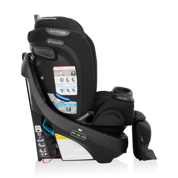 Evenflo Revolve360 Extend Gold - All-in-One Rotational High-Back Convertible and Booster Car Seat with SensorSafe