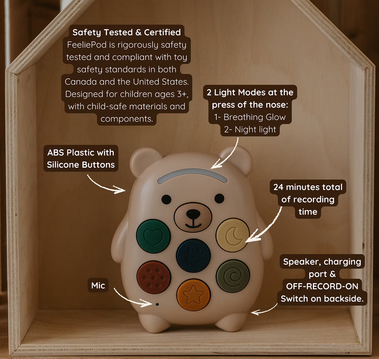 FeeliePod Screen-Free Soothing Toy for Children