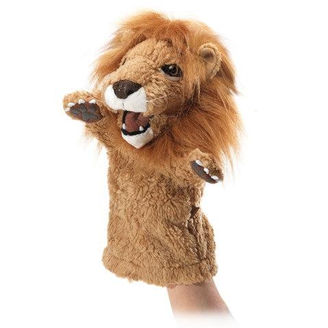 caption-Folkmanis Lion Stage Puppet 