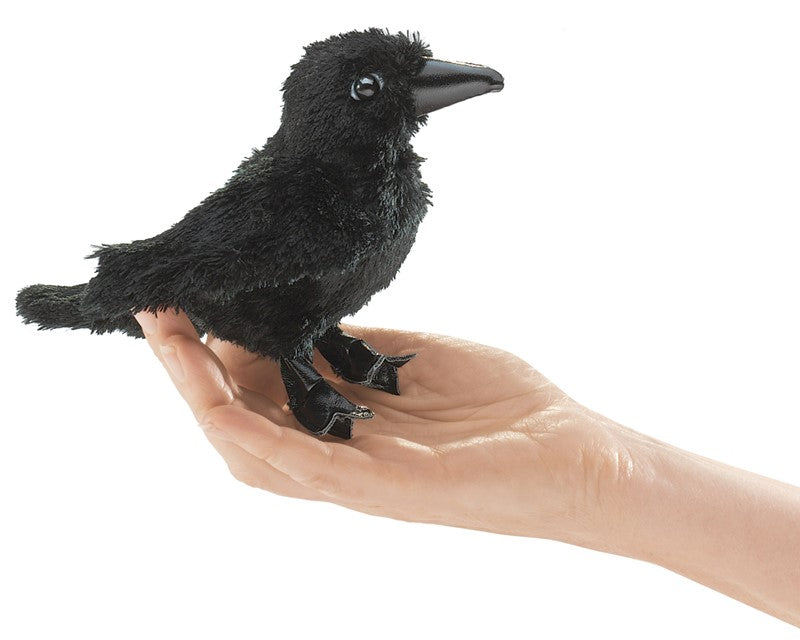 Folkmanis Raven Finger Puppet — Nurtured